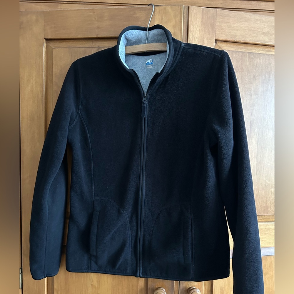 SJB Active Black Fleece Jacket Size Small